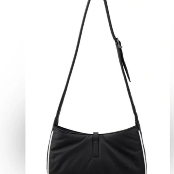 NWT YSL Saint Laurent Black Nylon Le 5 à 7 Shoulder Bag - Picture 2 of 10